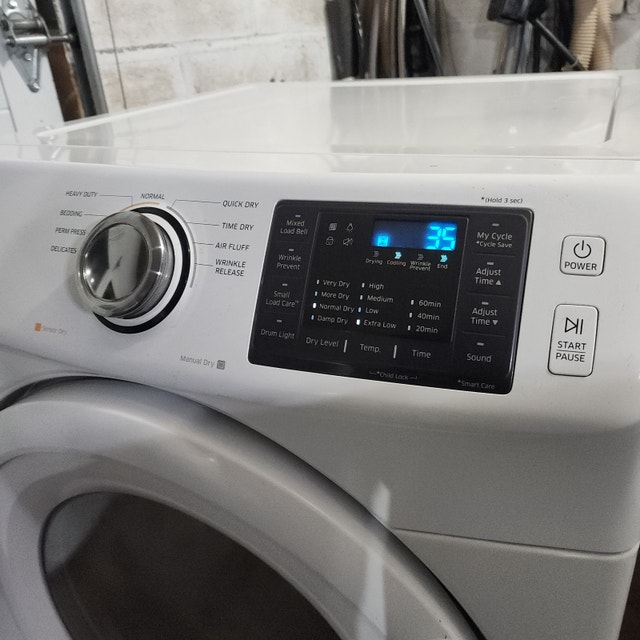 Samsung Electric Dryer - Serviced White Large - photo 2