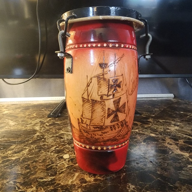 Vintage Quinto Bongo Hand Drum