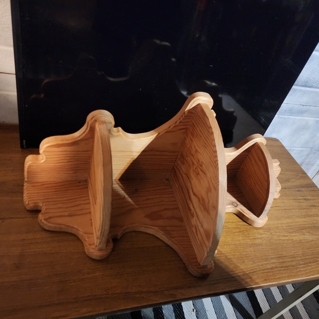 Wood Corner Shelf Decor Wall Mount - photo 2