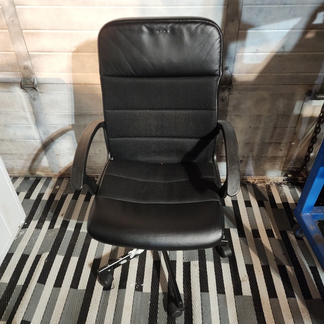 Office chair black adjustable