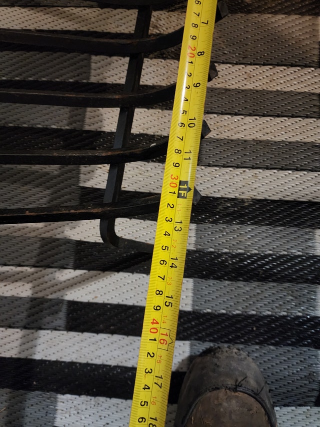 Fire Grate Rod Iron Holder Fireplace Metal - photo 5