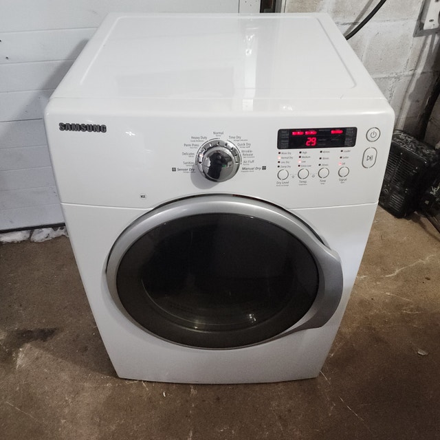 Samsung Electric Dryer - Serviced White LCD - photo 2