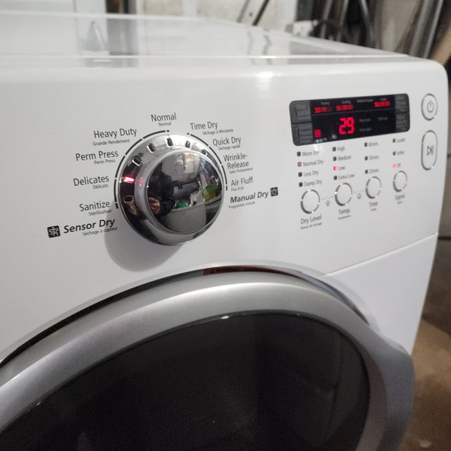 Samsung Electric Dryer - Serviced White LCD - photo 4