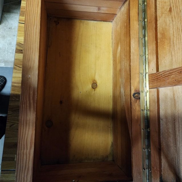 Wooden Box Storage Chest 24 x 11 x 13 - photo 3