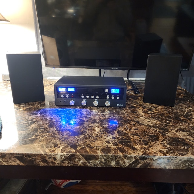McIntosh Look-Alike Power Amp - 50W, Bluetooth, CD, Radio
