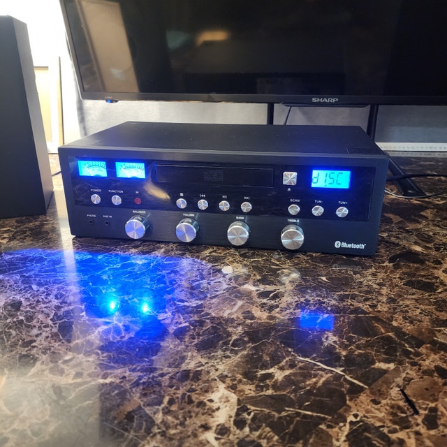 McIntosh Look-Alike Power Amp - 50W, Bluetooth, CD, Radio - photo 3