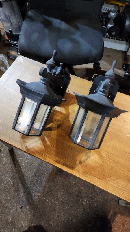 2 Outside Porch Lights