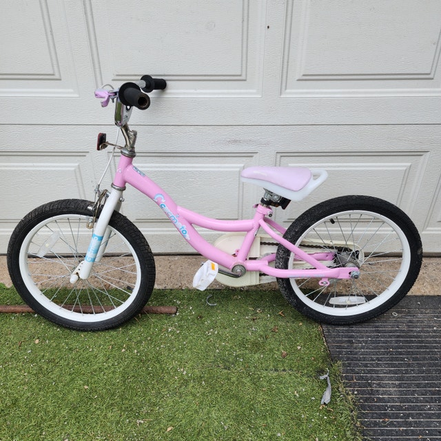 18'' Wheel Cycmoto Bike - Pink/White