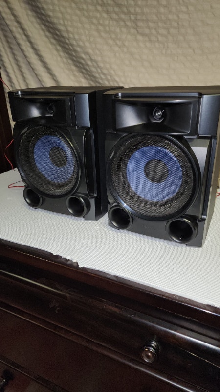 12 OHM Sony bookshelf Speakers Blue black SS-EC709IP