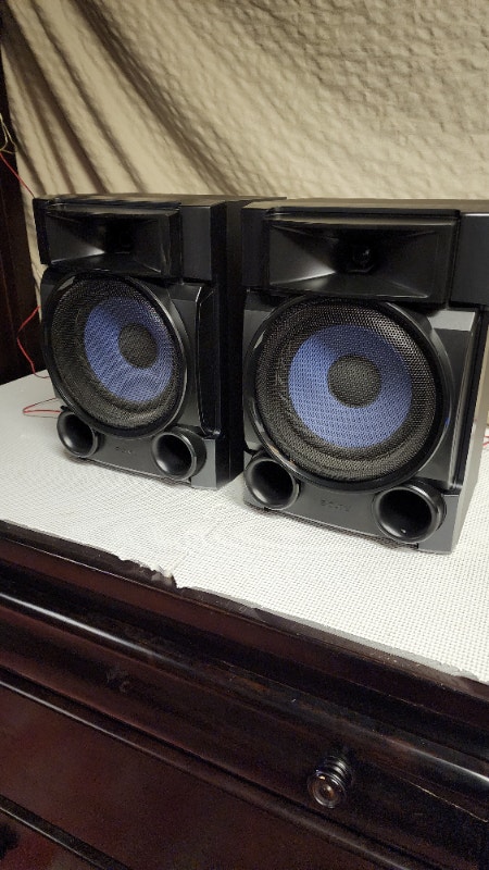 12 OHM Sony bookshelf Speakers Blue black SS-EC709IP - photo 3