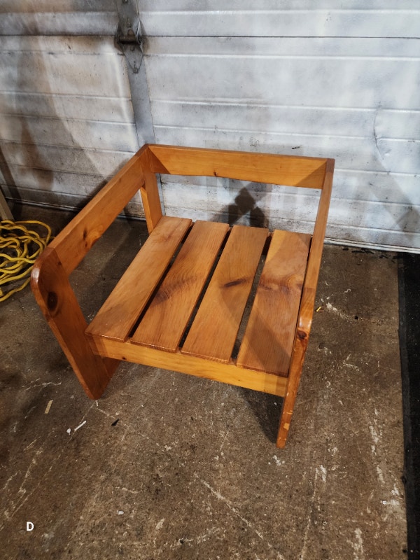 small wooden chair