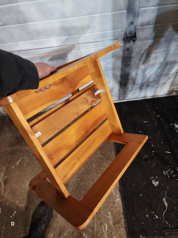 small wooden chair - photo 5