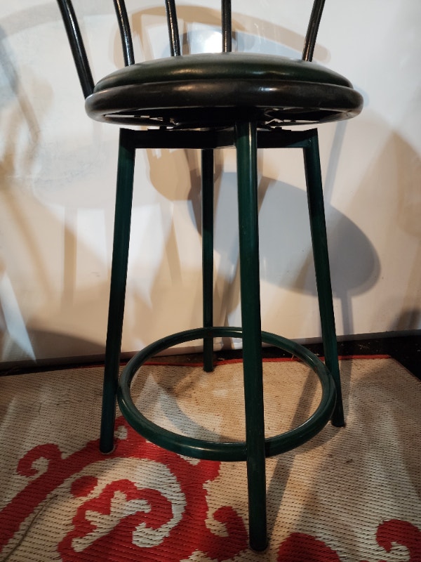 Green Bar Stool Swivel Chair - photo 2