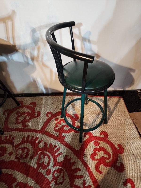 Green Bar Stool Swivel Chair - photo 4