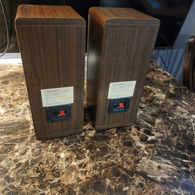 KOSS M80 PLUS Bookshelf Speakers - Walnut - photo 5