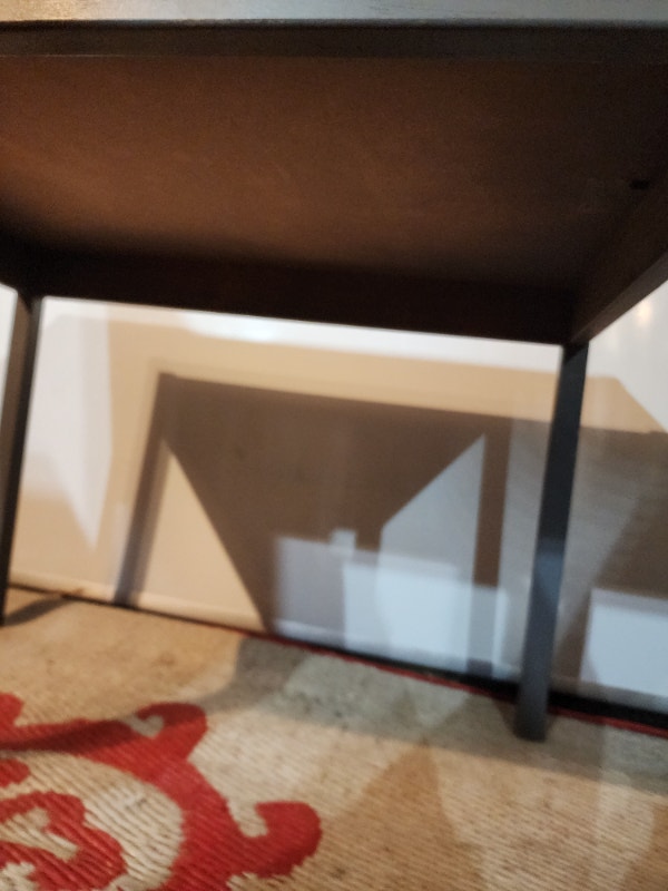White Gray small low table Crafts play - photo 3