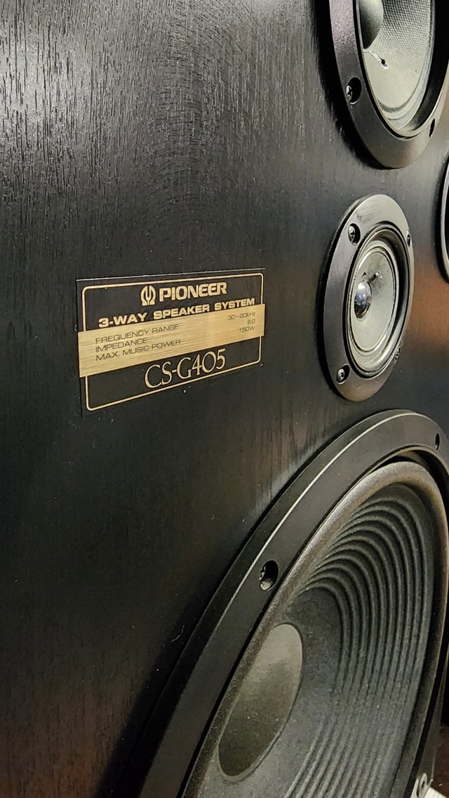 Pioneer Loud Speakers 15'' Subwoofers CS-G405 Vintage - photo 4