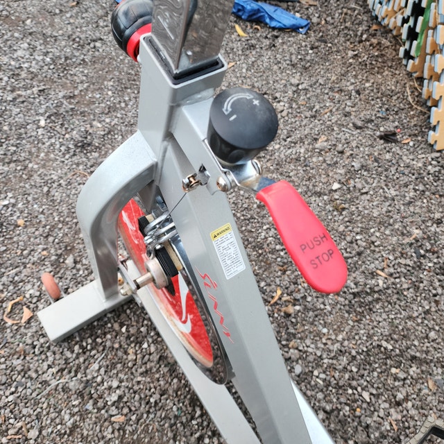 Sunny Exercise Bike - Red/Gray - photo 5