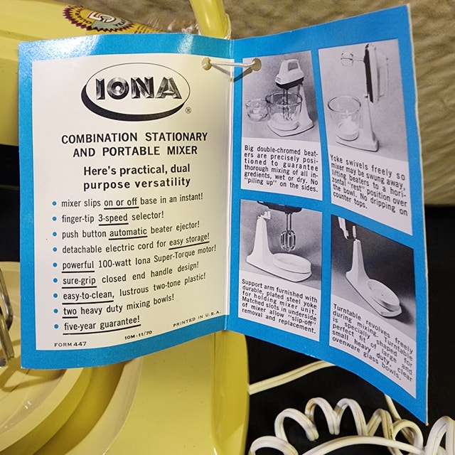 Iona Mixer Vintage Like New - photo 3