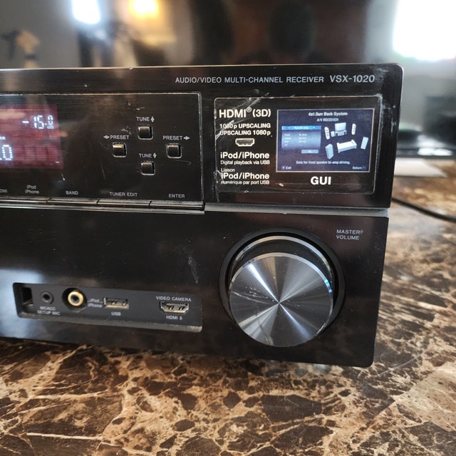 Pioneer 3D HDMI Receiver VSX-1020 - photo 2