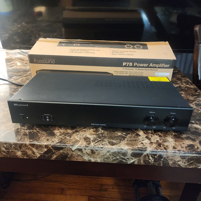Russound P75 2-Channel Power Amplifier - 75W RMS