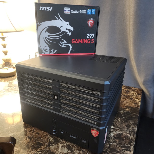 MSI z97 Gaming PC: Intel i7, RTX 3070, 16GB RAM, 512GB M.2