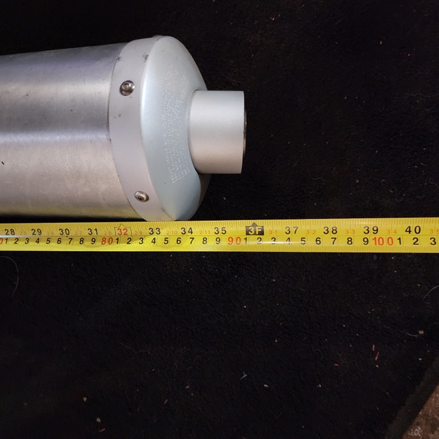 Yamaha Muffler exhaust motorcycle bike 5SL silver - cash only N - photo 5