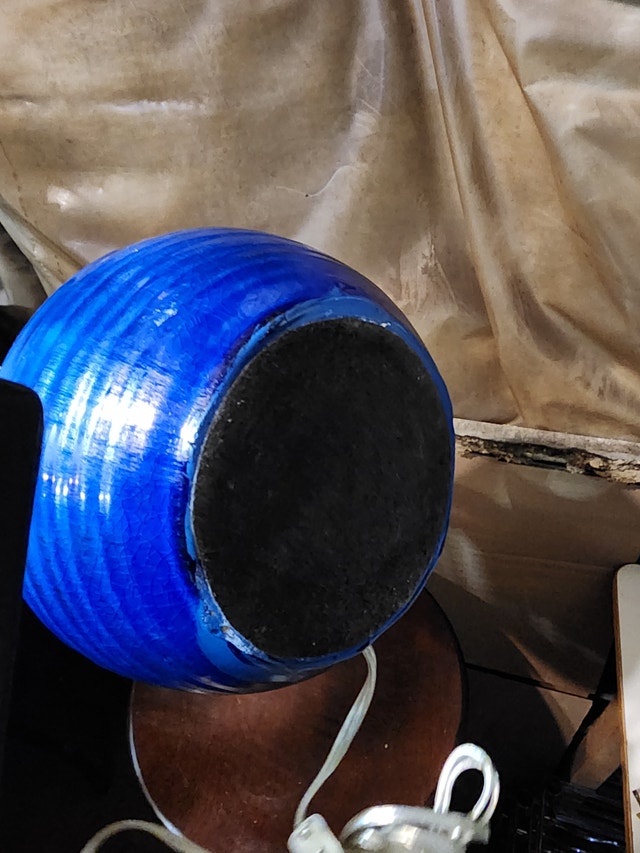Blue Table Desk Lamp - No Shade - photo 5