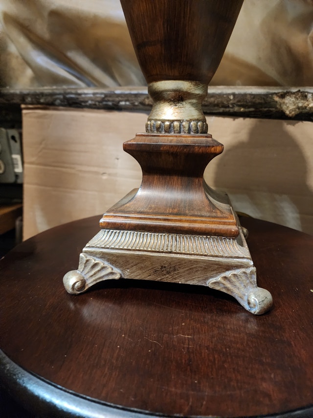Brown Gold Desk Lamp - No Shade - photo 3