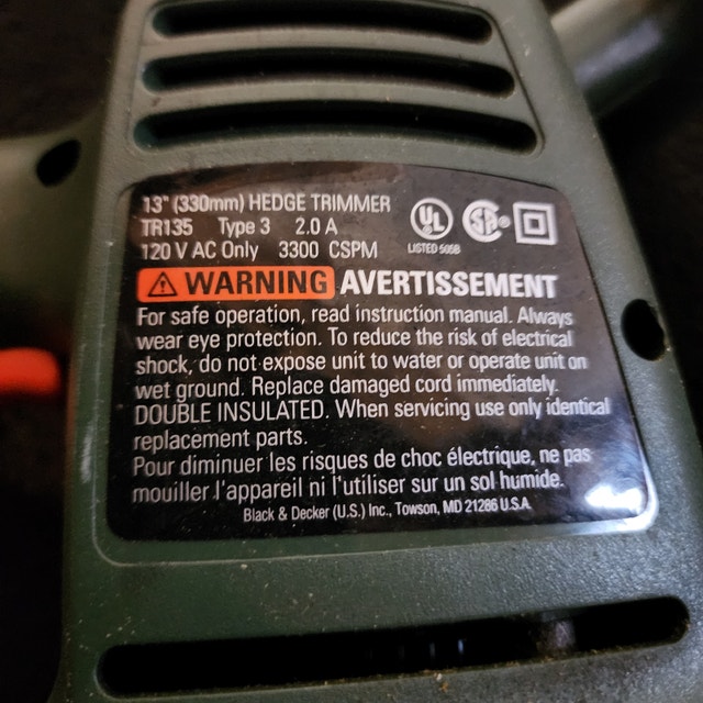 13'' Hedge Trimmer Black & Decker Green - photo 2