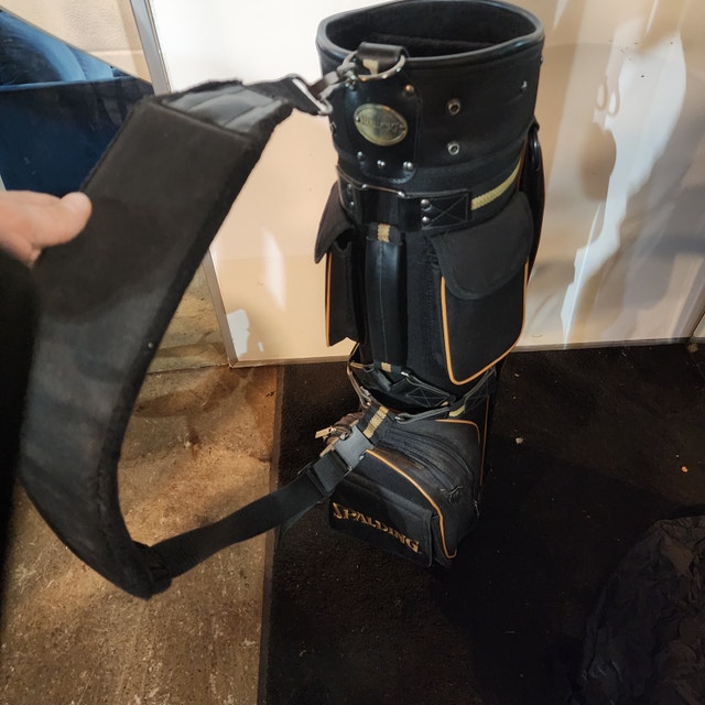 Spalding Golf Bag - Black & Gold - photo 3