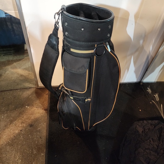 Spalding Golf Bag - Black & Gold - photo 4