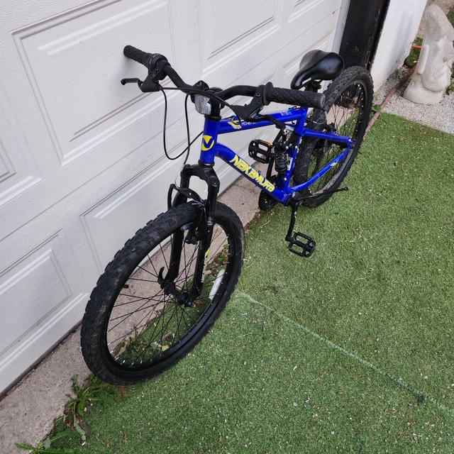 24'' Wheel Nakamura Monster Blue Dual Suspension Bicycle - photo 4