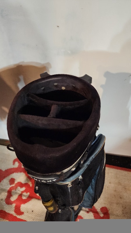 Golf bag Knight blue black stand - photo 2