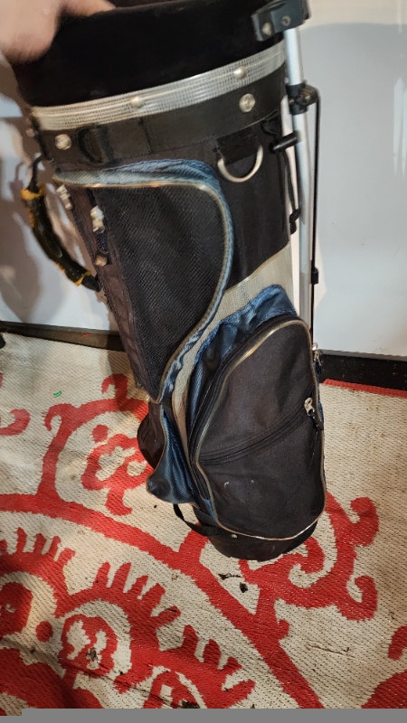Golf bag Knight blue black stand - photo 3
