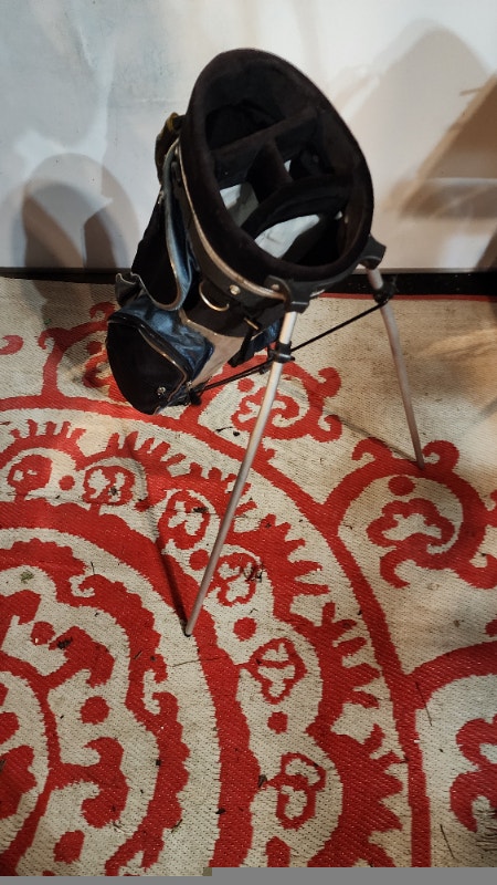 Golf bag Knight blue black stand - photo 4