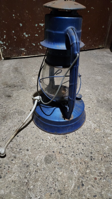 Dietz Vintage Lantern Decor Blue Hong Kong - photo 2
