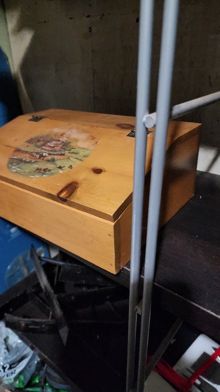 Wood Storage Box Farmhouse Art - photo 2