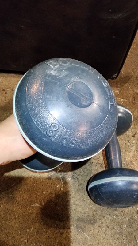 2 x 8lbs, 2 x 10lbs Weights - Blue & White - photo 3