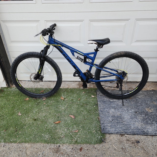 27.5'' CCM Verge Dual Suspension Mountain Bike - Blue