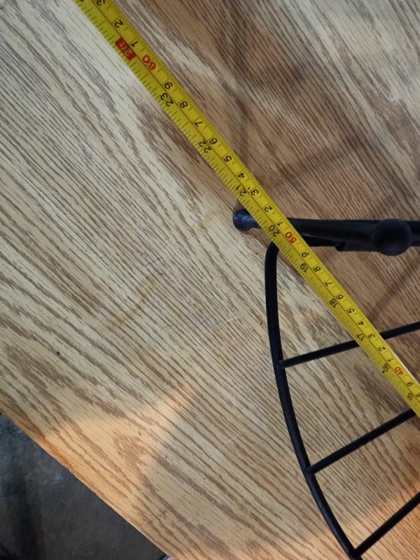 Folding Corner Rack Metal Shelf Rod Iron - photo 5