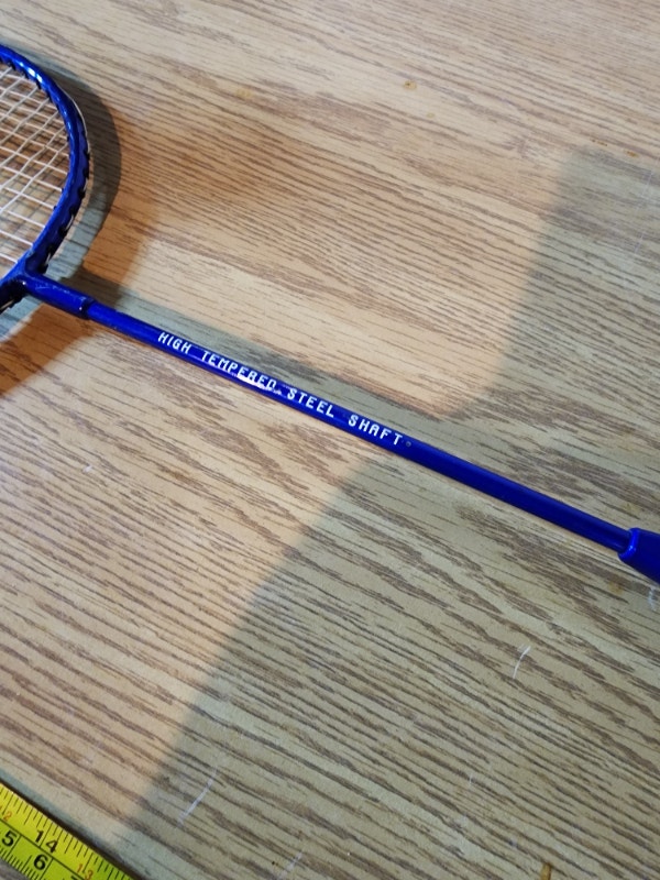 Badminton Racket - Blue, High Tempered Steel Shaft - photo 2