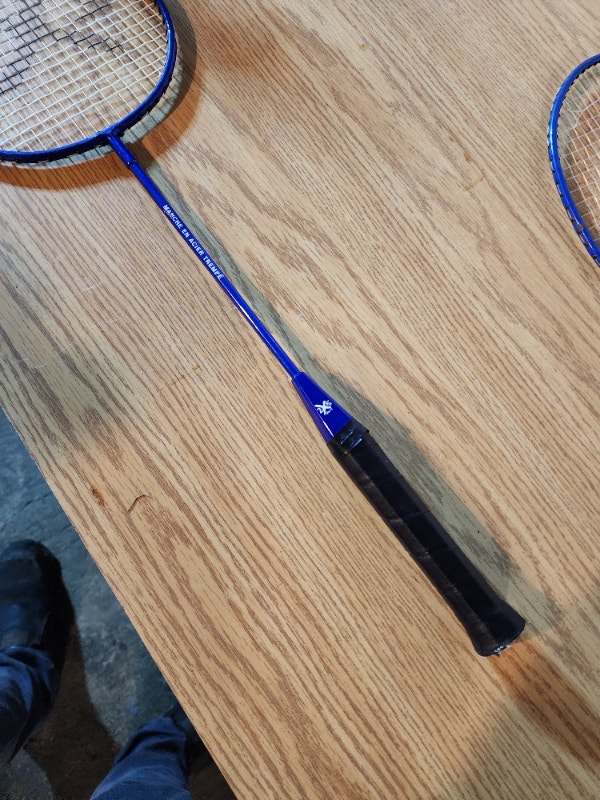Badminton Racket - Blue, High Tempered Steel Shaft - photo 5
