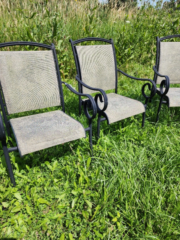 4 Chairs - Aluminum Mesh Pool/Patio - photo 3