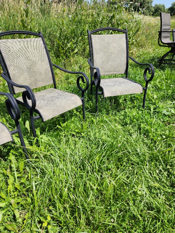 4 Chairs - Aluminum Mesh Pool/Patio - photo 4
