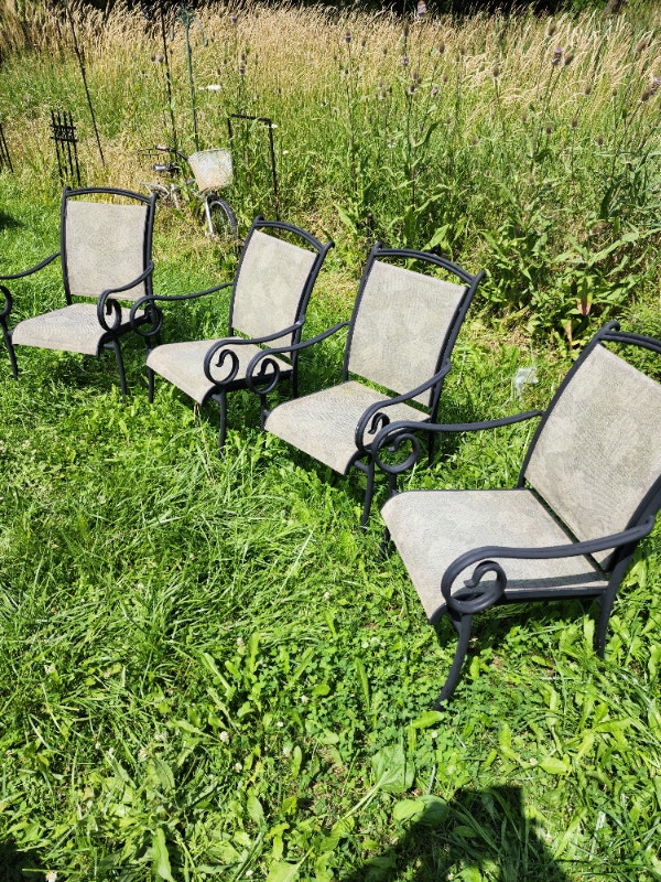 4 Chairs - Aluminum Mesh Pool/Patio - photo 5
