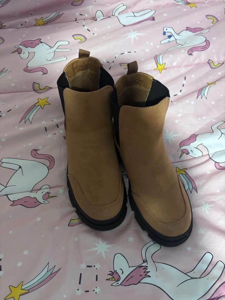 Girls brown and black boots - photo 2