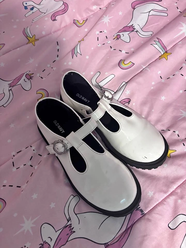 Girls white Mary Janes