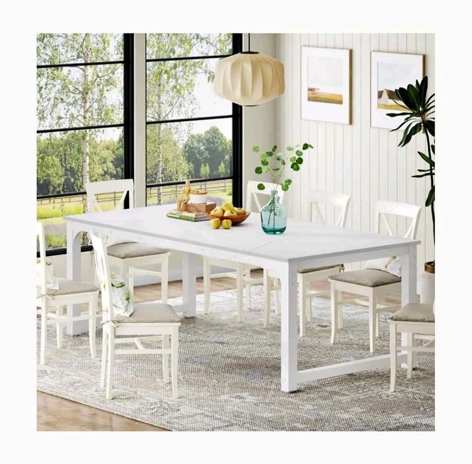 78.74 Inches Modern Dining Table for 8-10