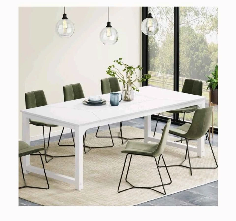 78.74 Inches Modern Dining Table for 8-10 - photo 2